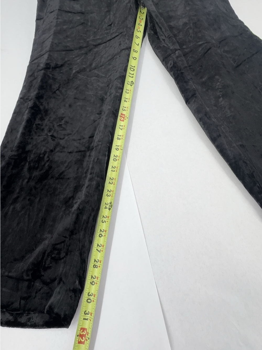 Vince black velvet wide leg pant NWT Size L/G - Picture 7 of 13